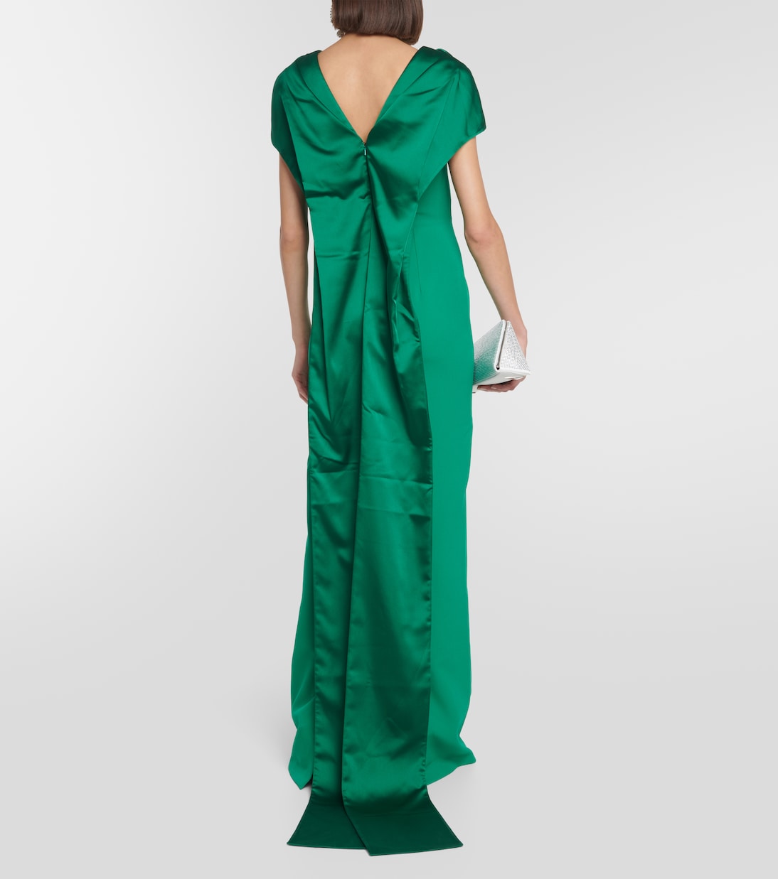 Inaya crêpe gown | Safiyaa