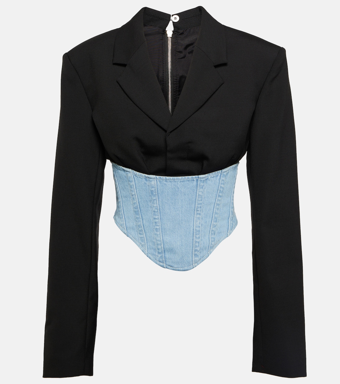 Blazer en laine et jean | Dion Lee