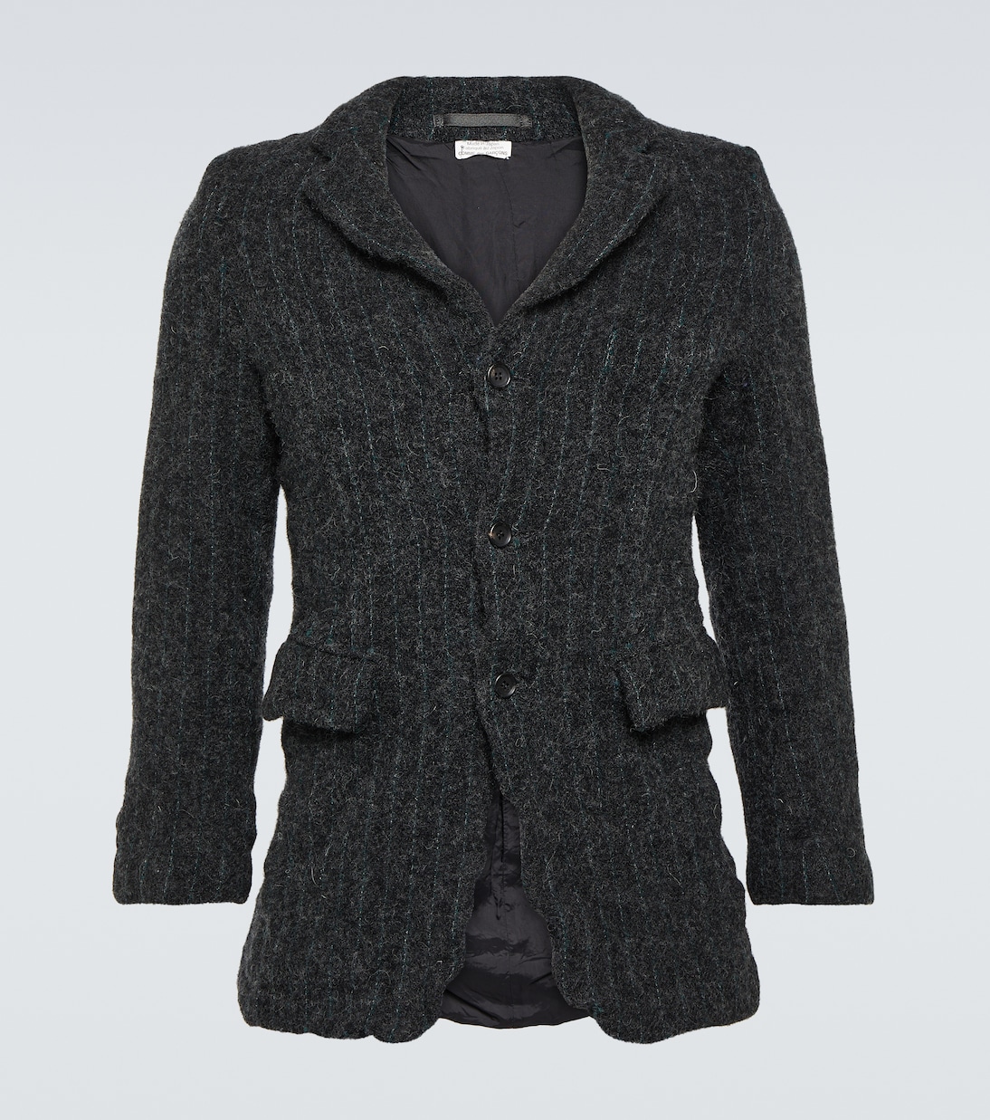 Blazer rayé en laine | Comme des Garçons Homme Deux