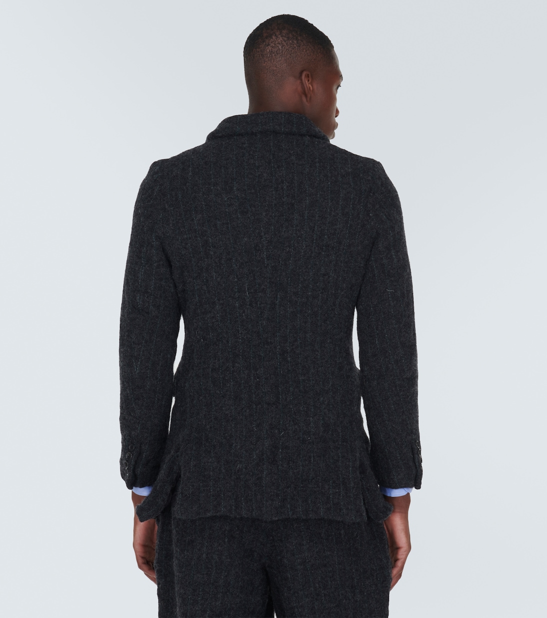 Blazer rayé en laine | Comme des Garçons Homme Deux