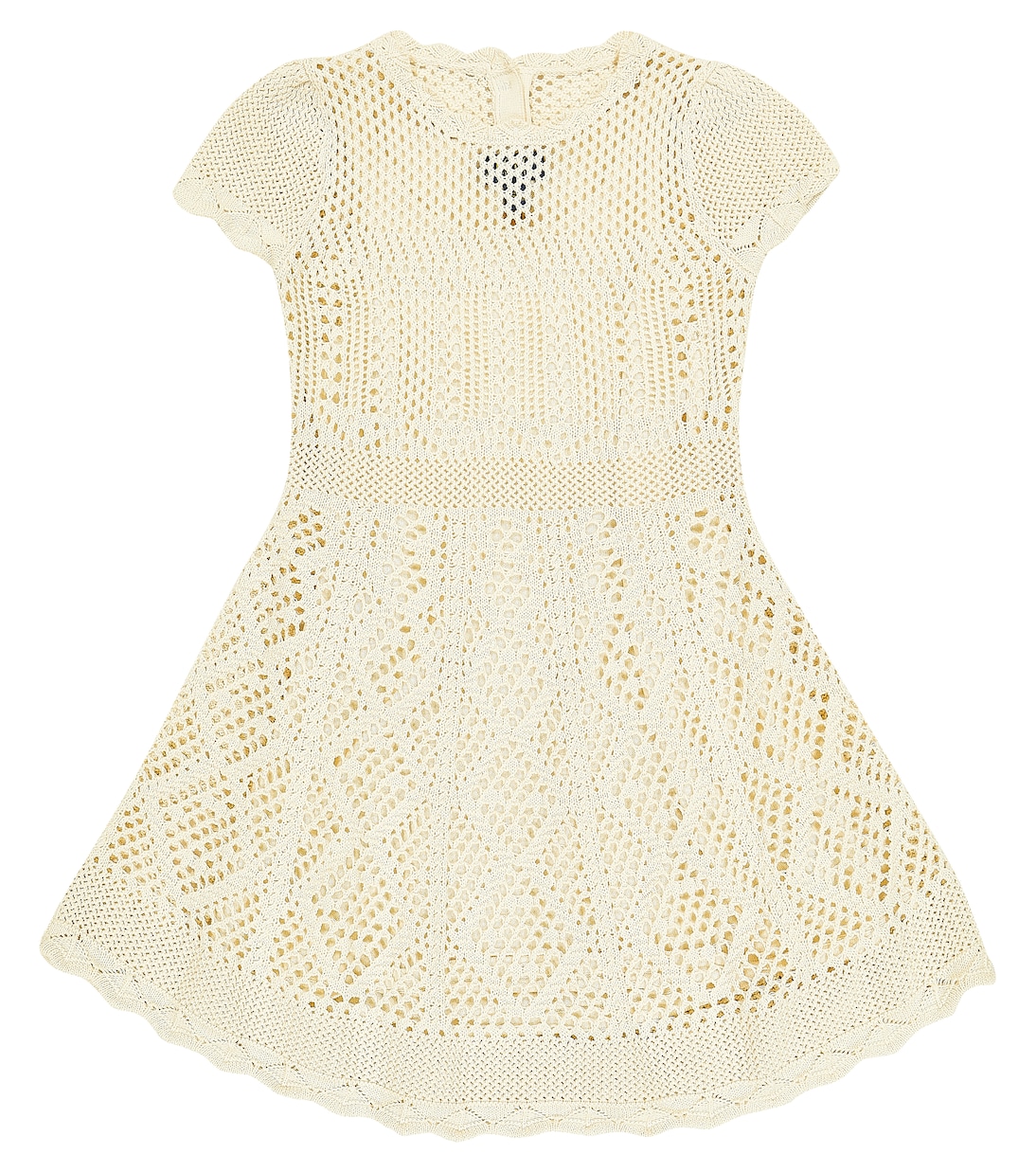 Vestido en pointelle de algodón | Polo Ralph Lauren Kids