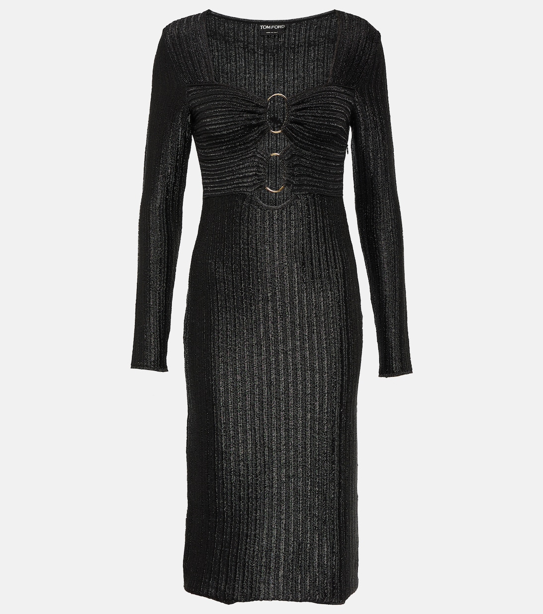 Vestido midi en mezcla de algodón | Tom Ford