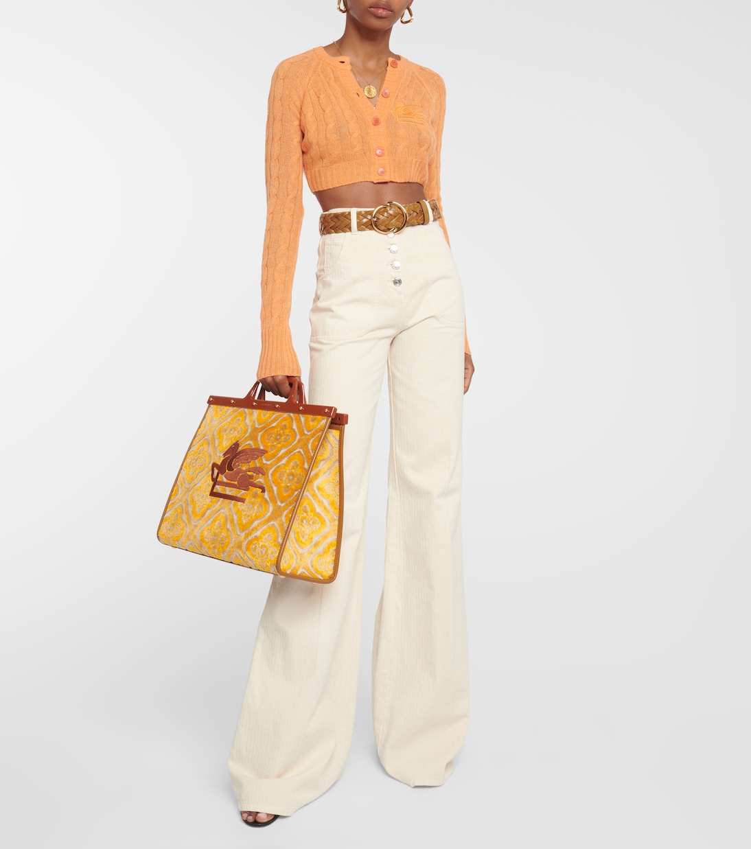 Cropped-Cardigan Pegaso aus Kaschmir | Etro