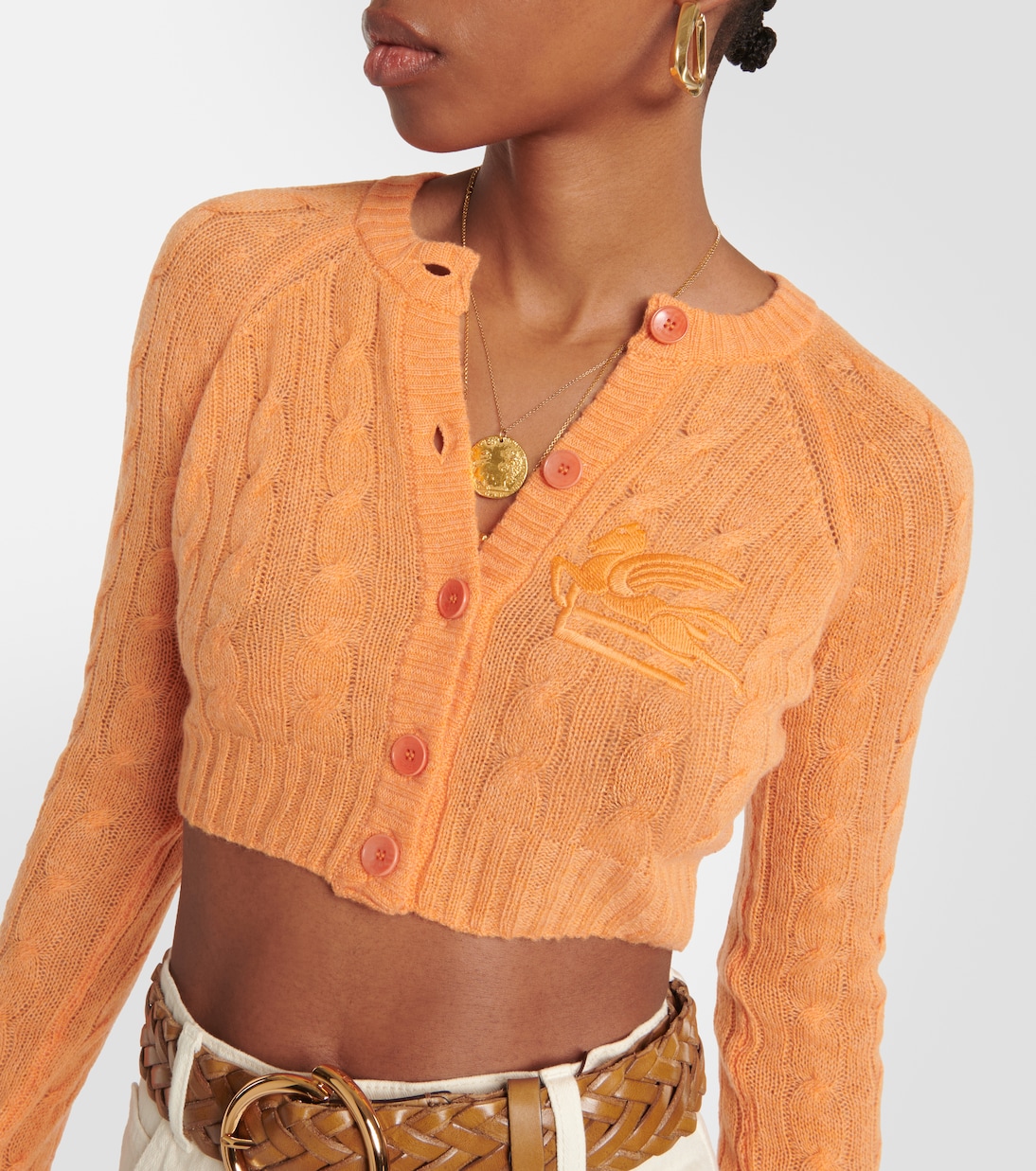Cropped-Cardigan Pegaso aus Kaschmir | Etro