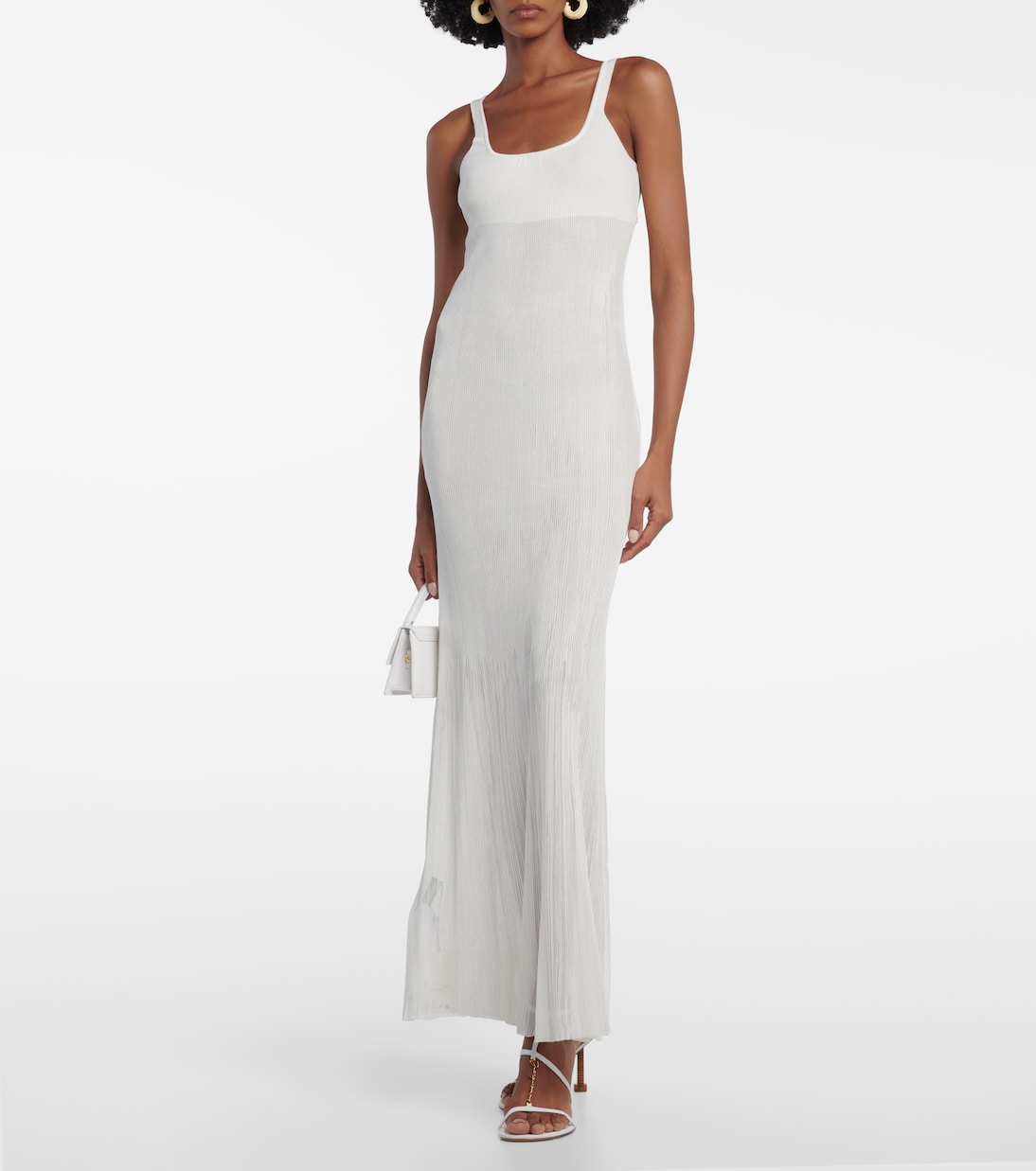 Maxikleid Robe Maille Oranger | Jacquemus