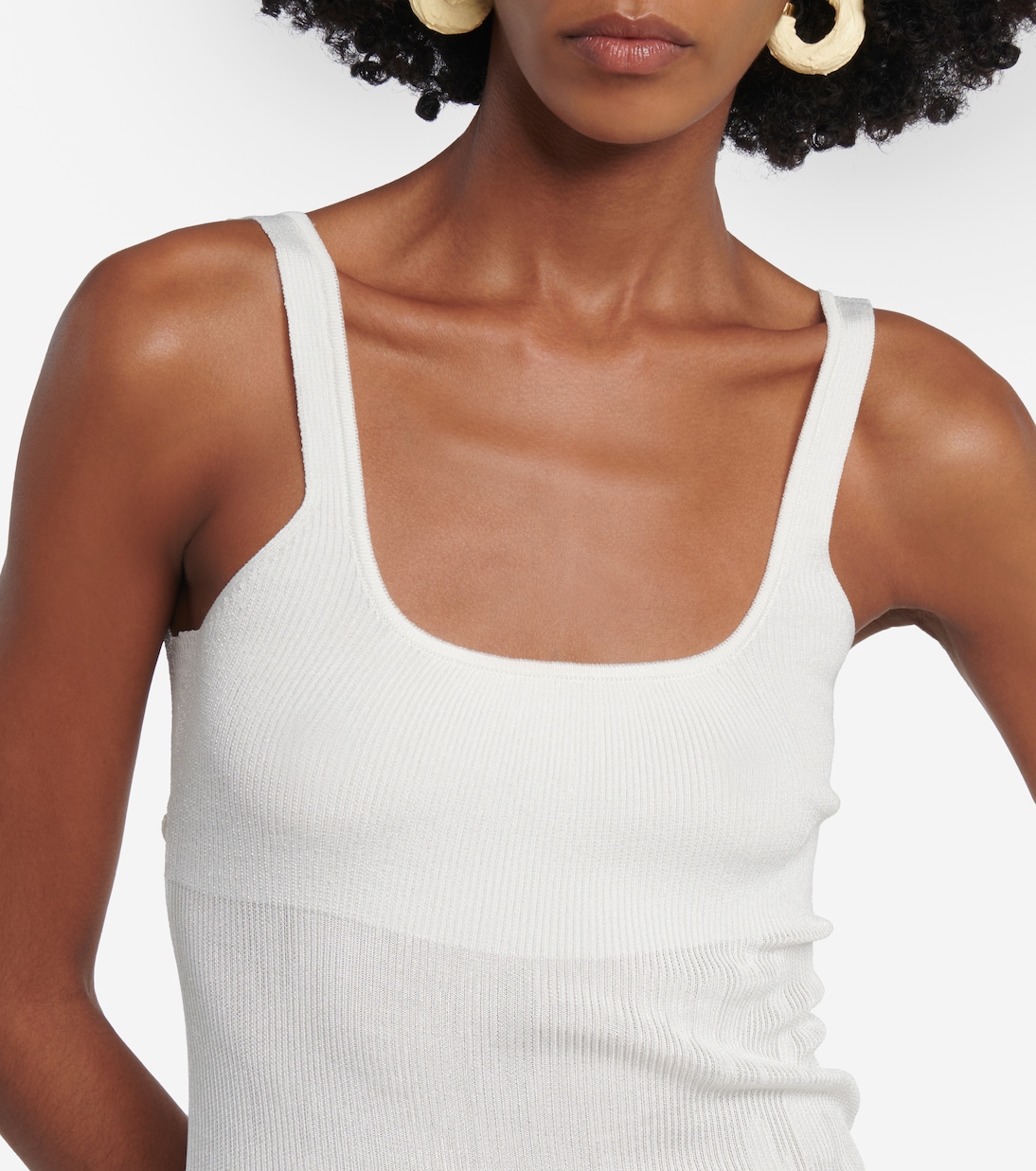 Maxikleid Robe Maille Oranger | Jacquemus