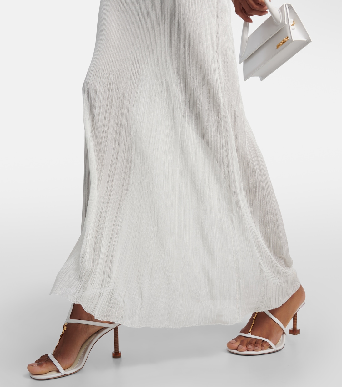 Maxikleid Robe Maille Oranger | Jacquemus