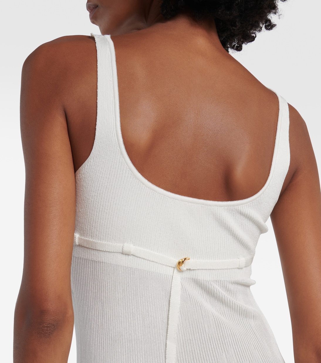 Maxikleid Robe Maille Oranger | Jacquemus