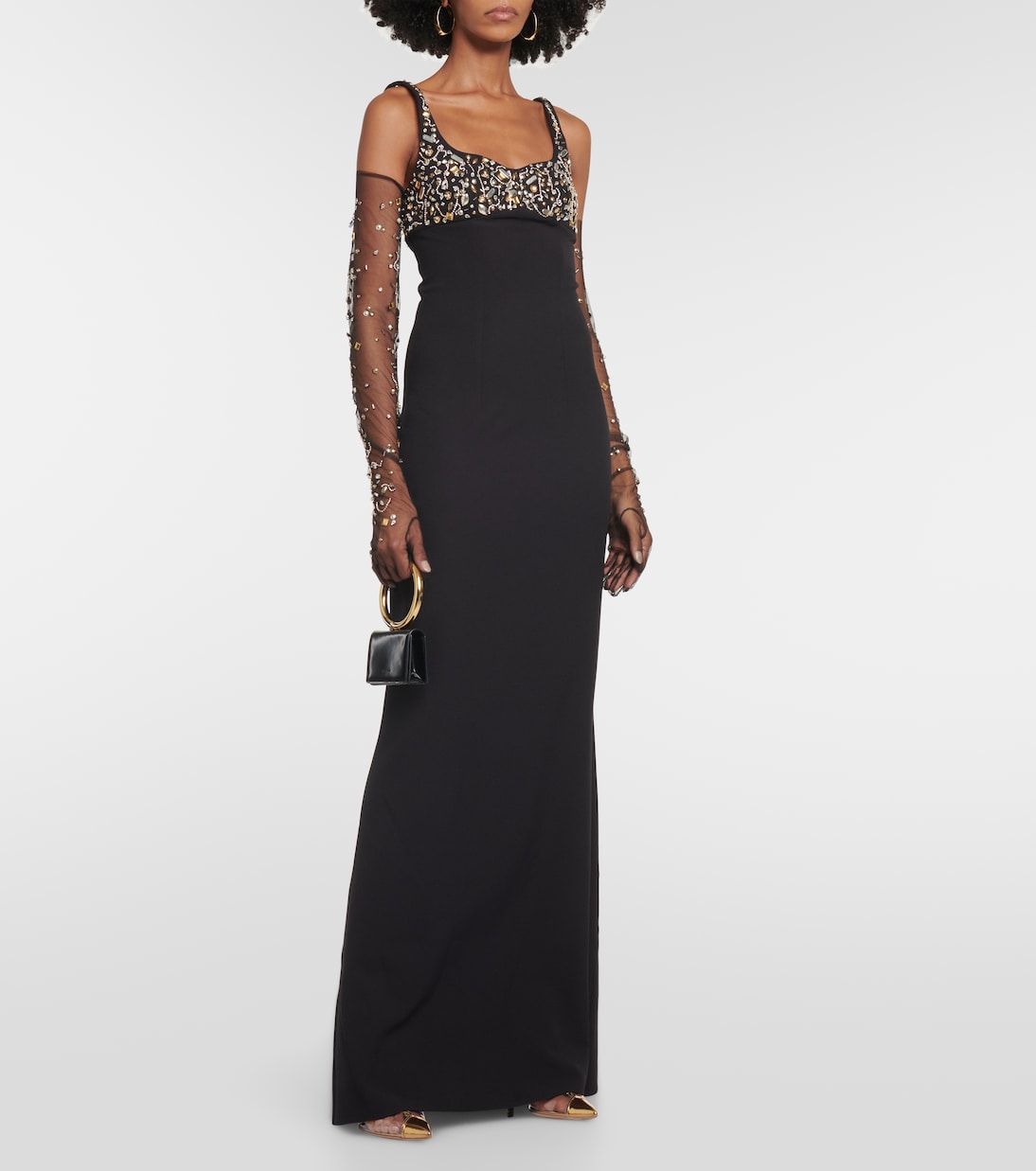 Verzierte Robe Beatriz | Safiyaa