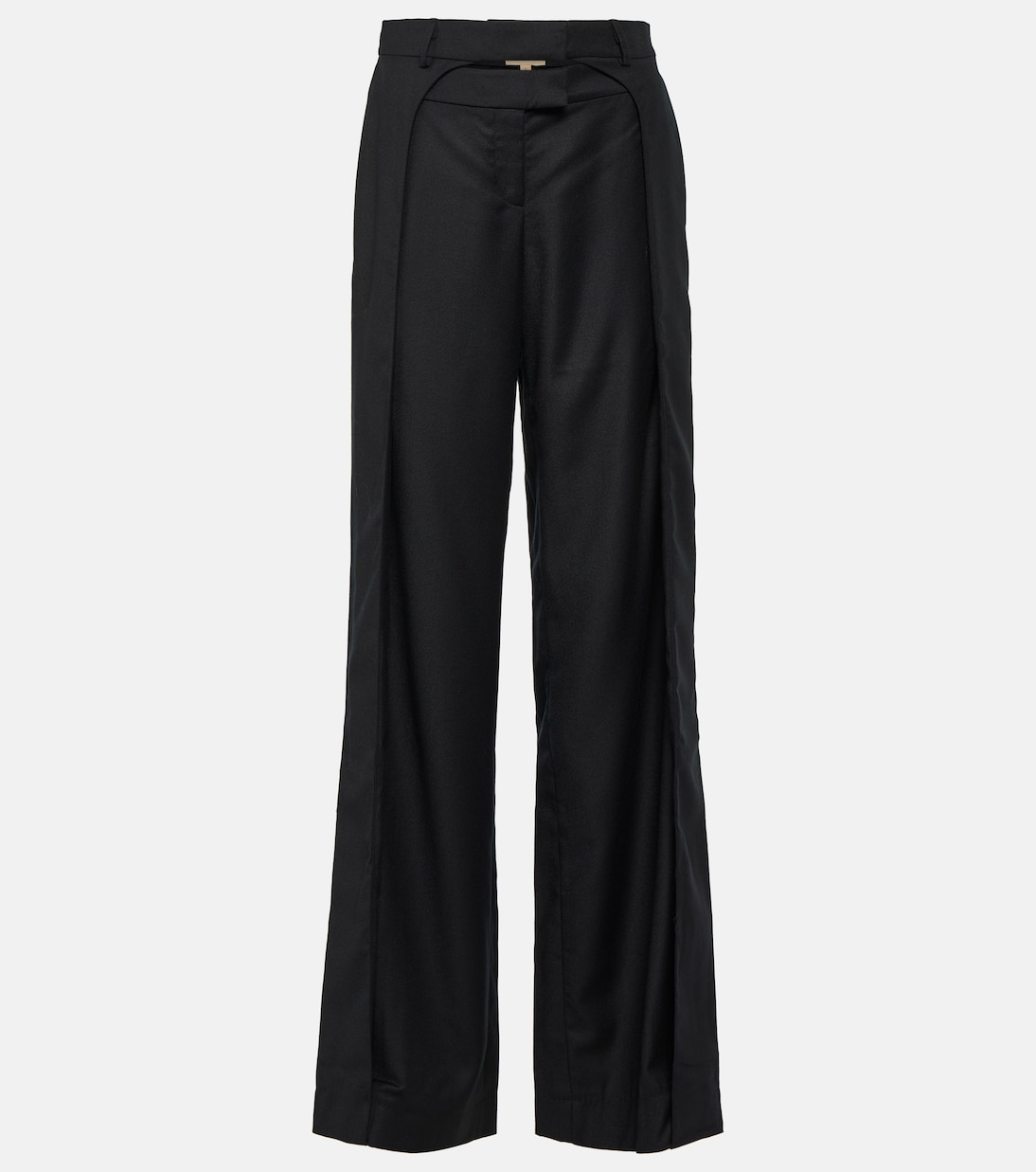 Pantaloni Tio in lana a gamba larga | Aya Muse