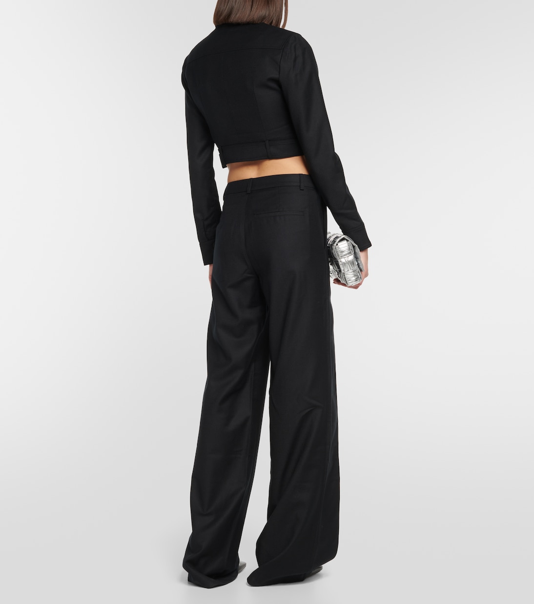 Pantaloni Tio in lana a gamba larga | Aya Muse