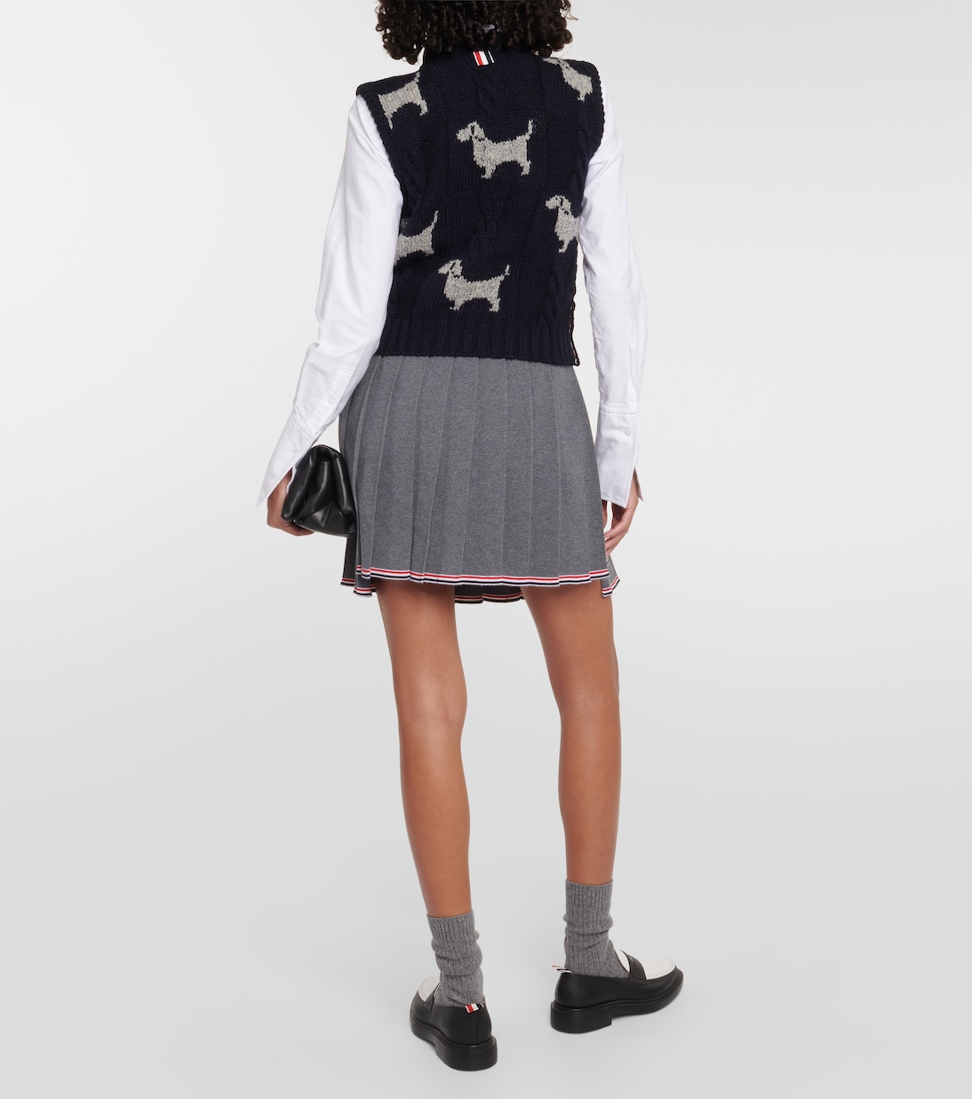 Hector wool and mohair sweater vest | Thom Browne