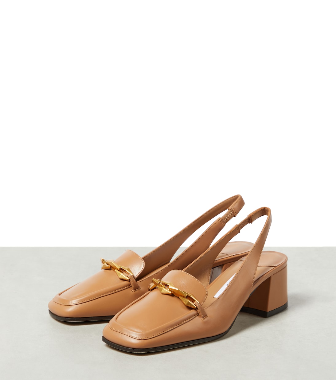 Slingback-Pumps Diamond Tilda 45 aus Leder | Jimmy Choo