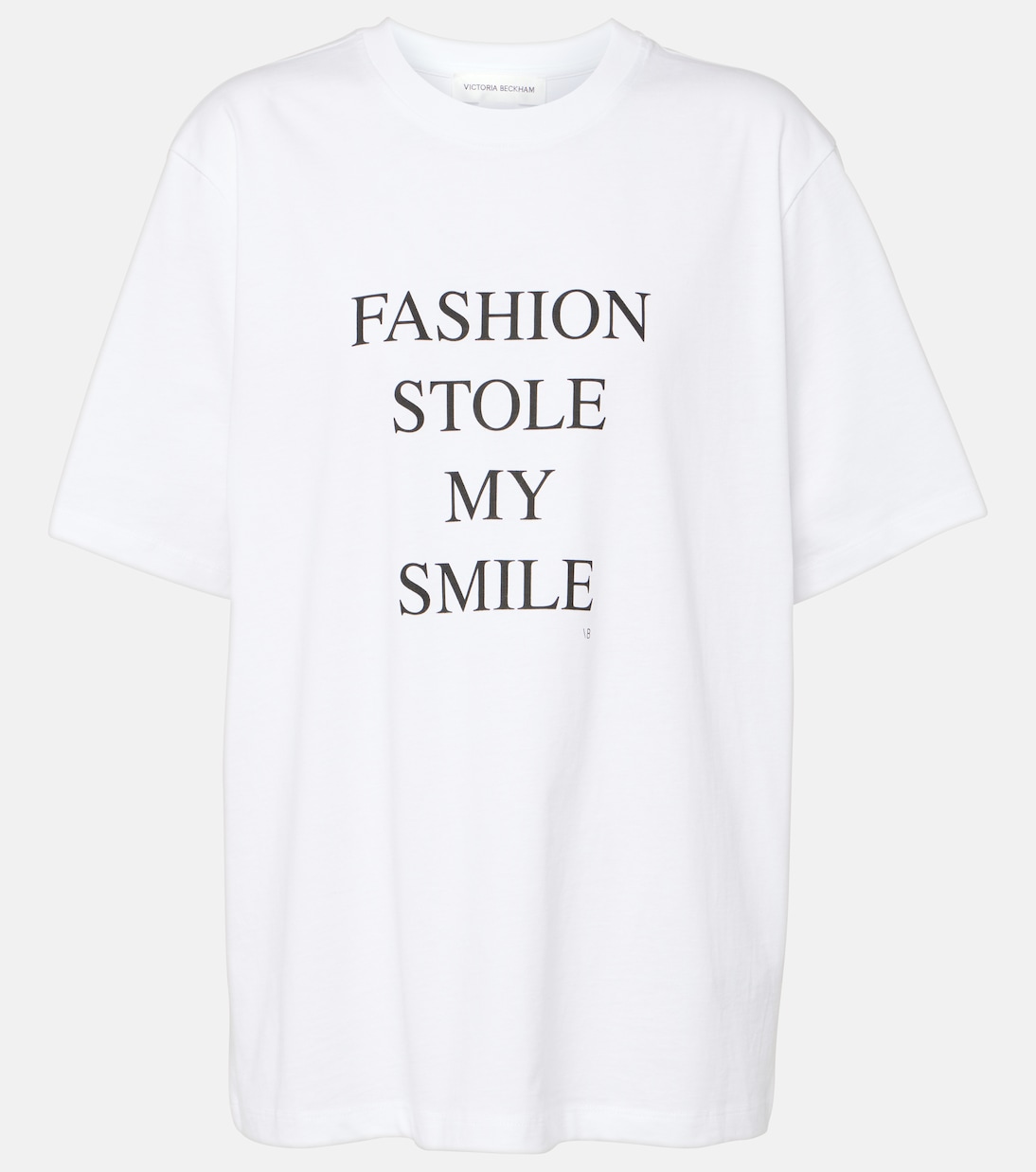 Camiseta de Algodón Estilo Victoria Beckham para Jóvenes