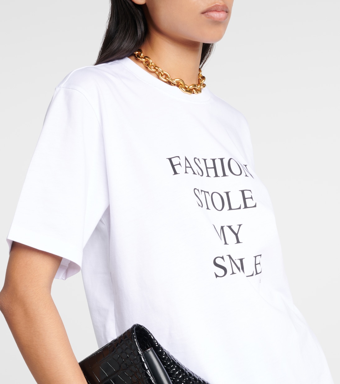 Camiseta de Algodón Estilo Victoria Beckham para Jóvenes