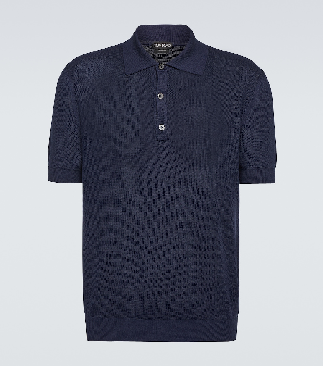 Silk-blend polo shirt | Tom Ford