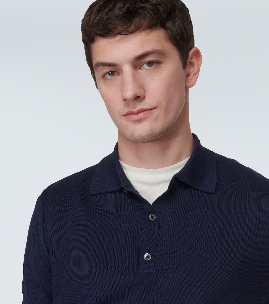 Silk-blend polo shirt | Tom Ford