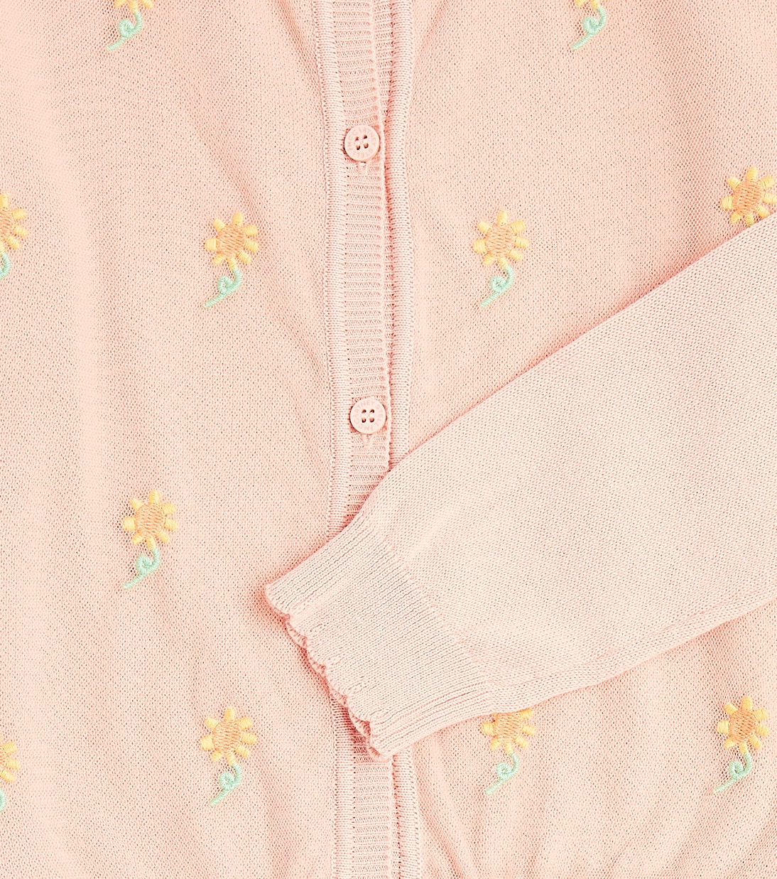 Cárdigan de algodón floral | Stella McCartney Kids