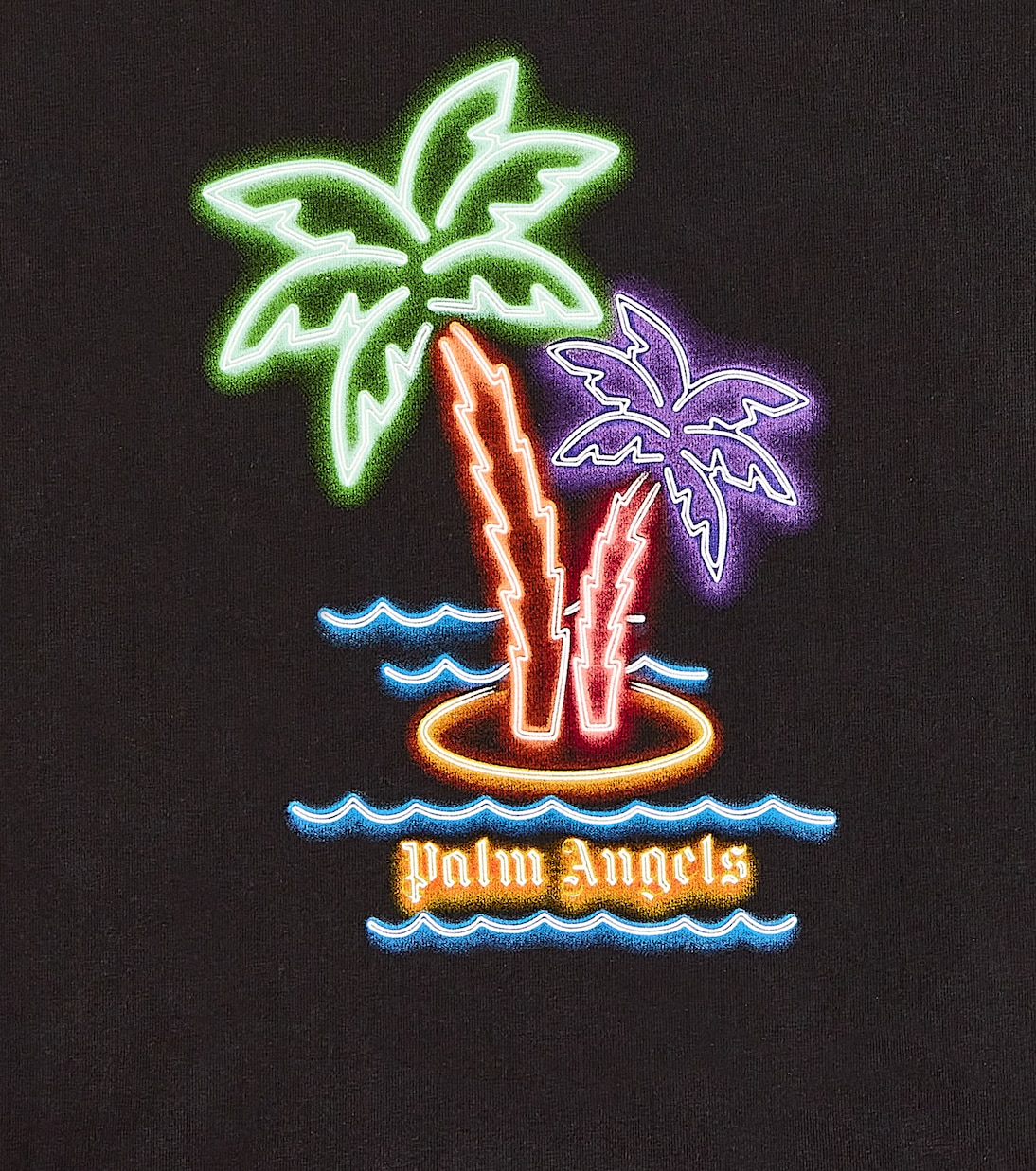 프린트 코튼 저지 티셔츠 | Palm Angels Kids
