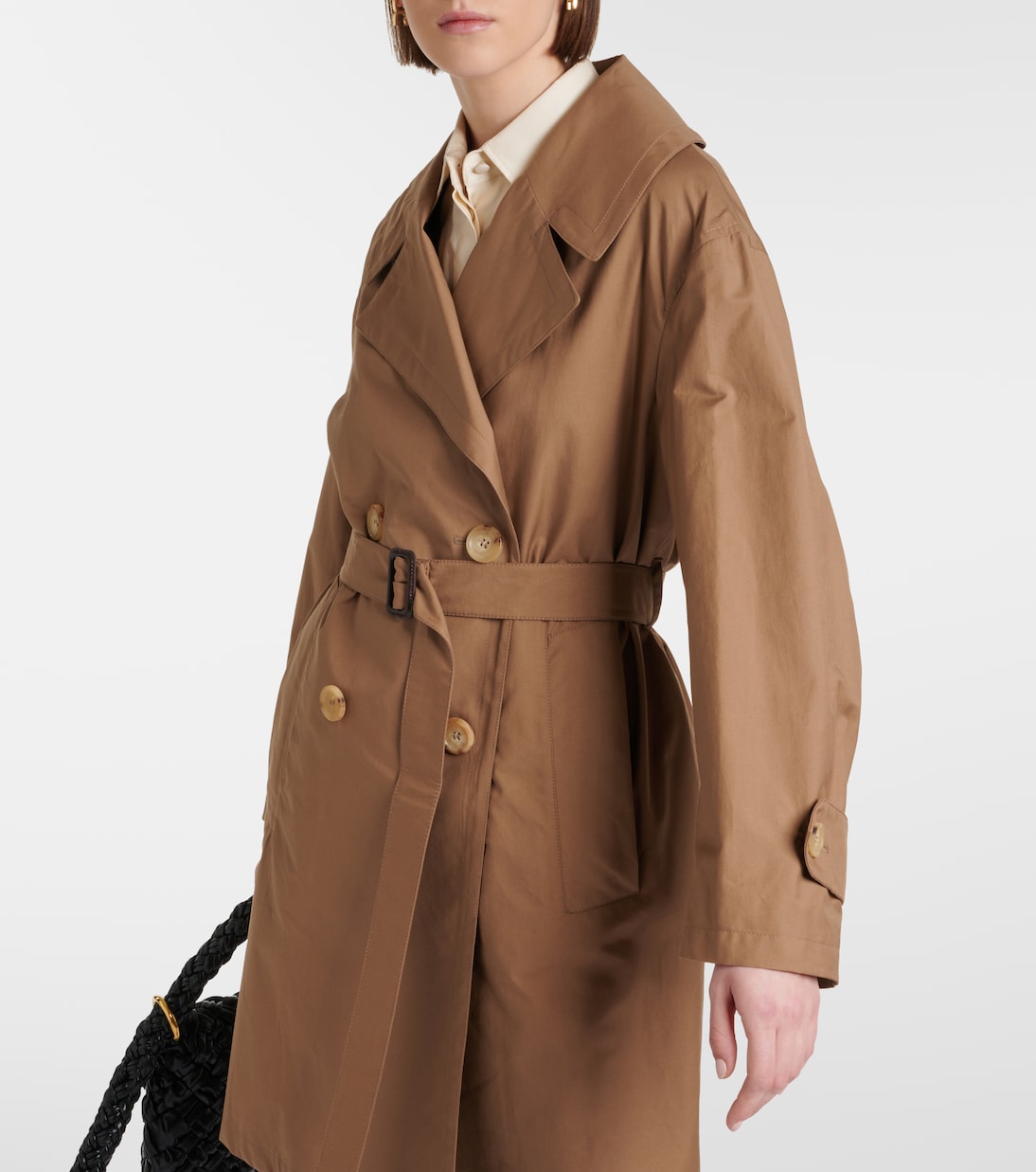 Gabardina de sarga de algodón | Max Mara