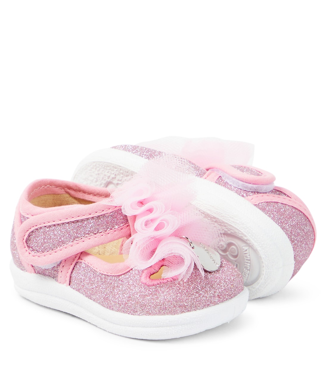 Bébé - Baskets à fleurs et paillettes | Monnalisa