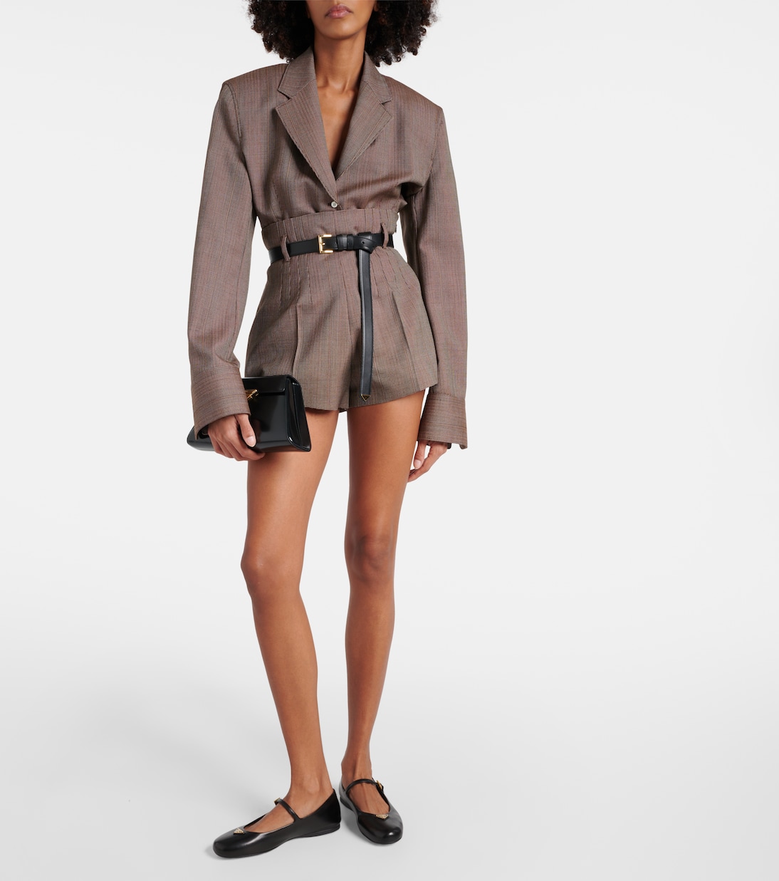 Mary-Jane-Ballerinas aus Leder | Prada