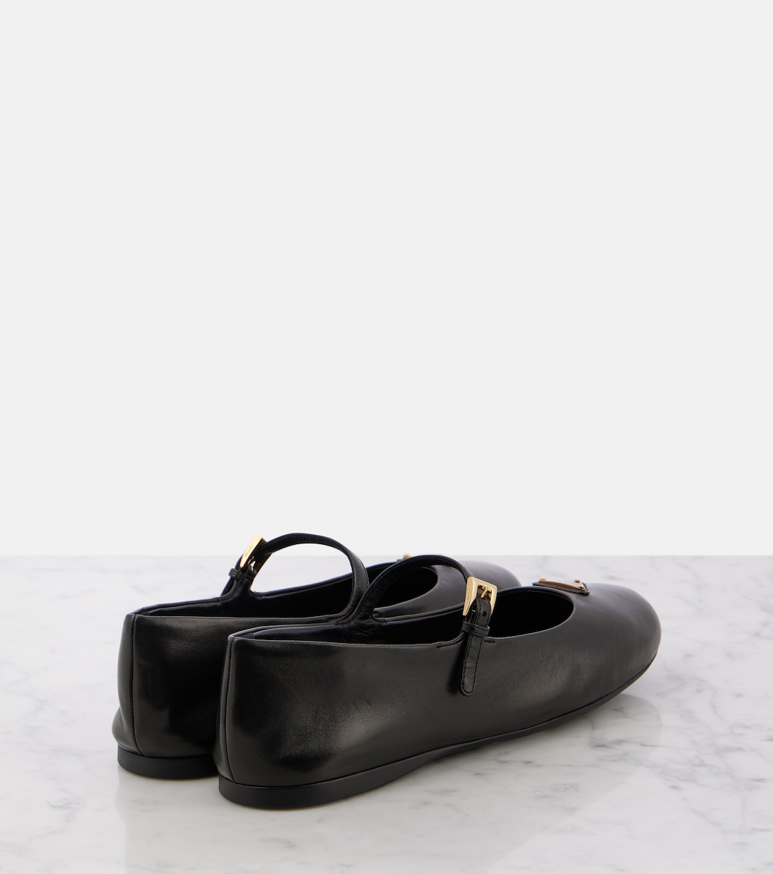 Mary-Jane-Ballerinas aus Leder | Prada