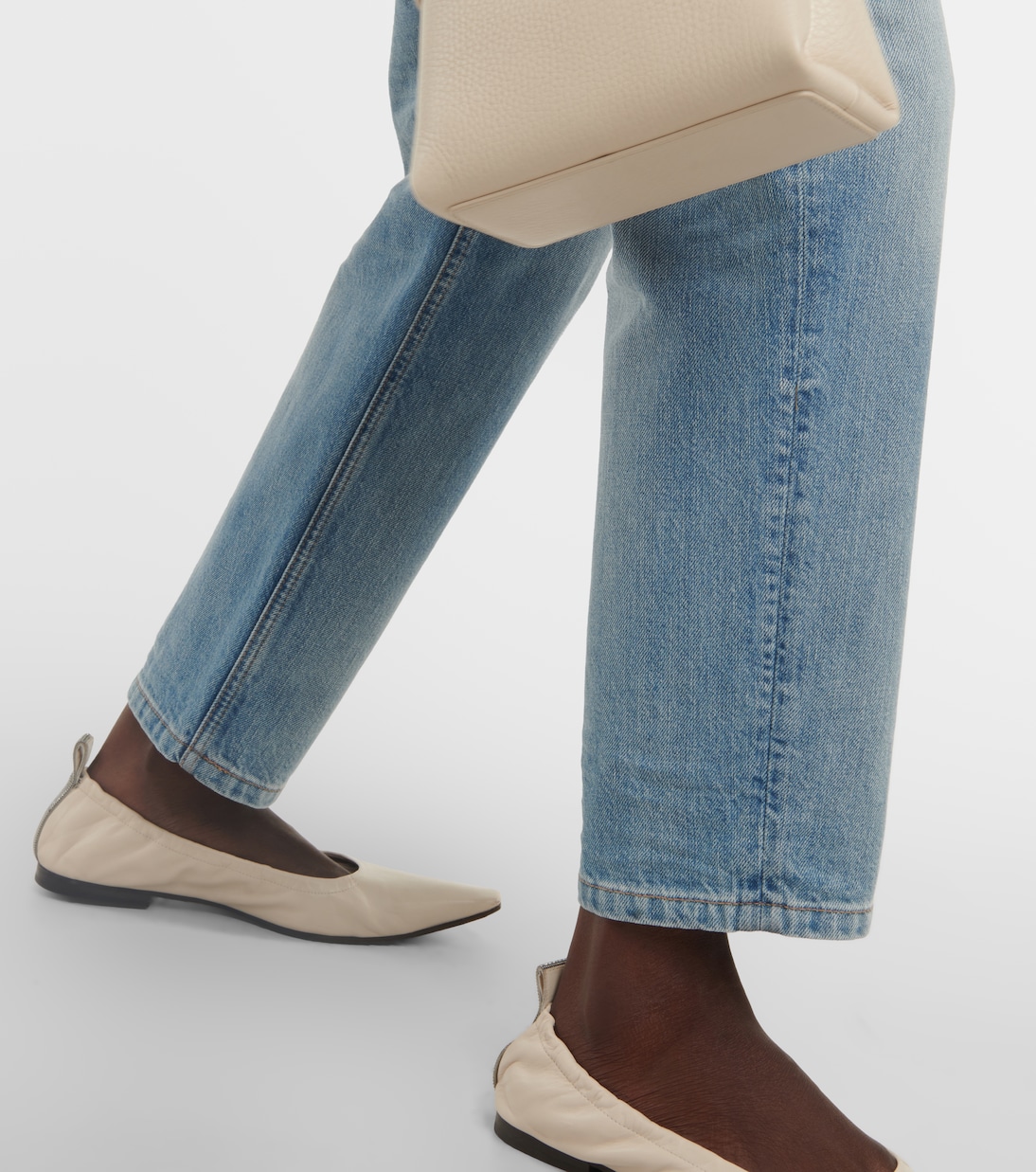 Jean tapered  à taille mi-haute | Brunello Cucinelli