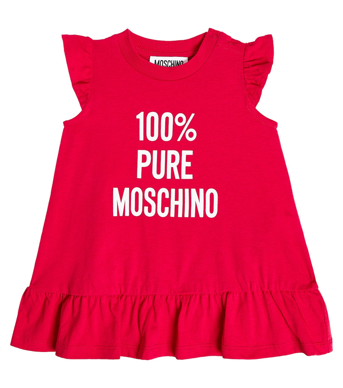 Bebé - vestido de jersey de algodón | Moschino Kids