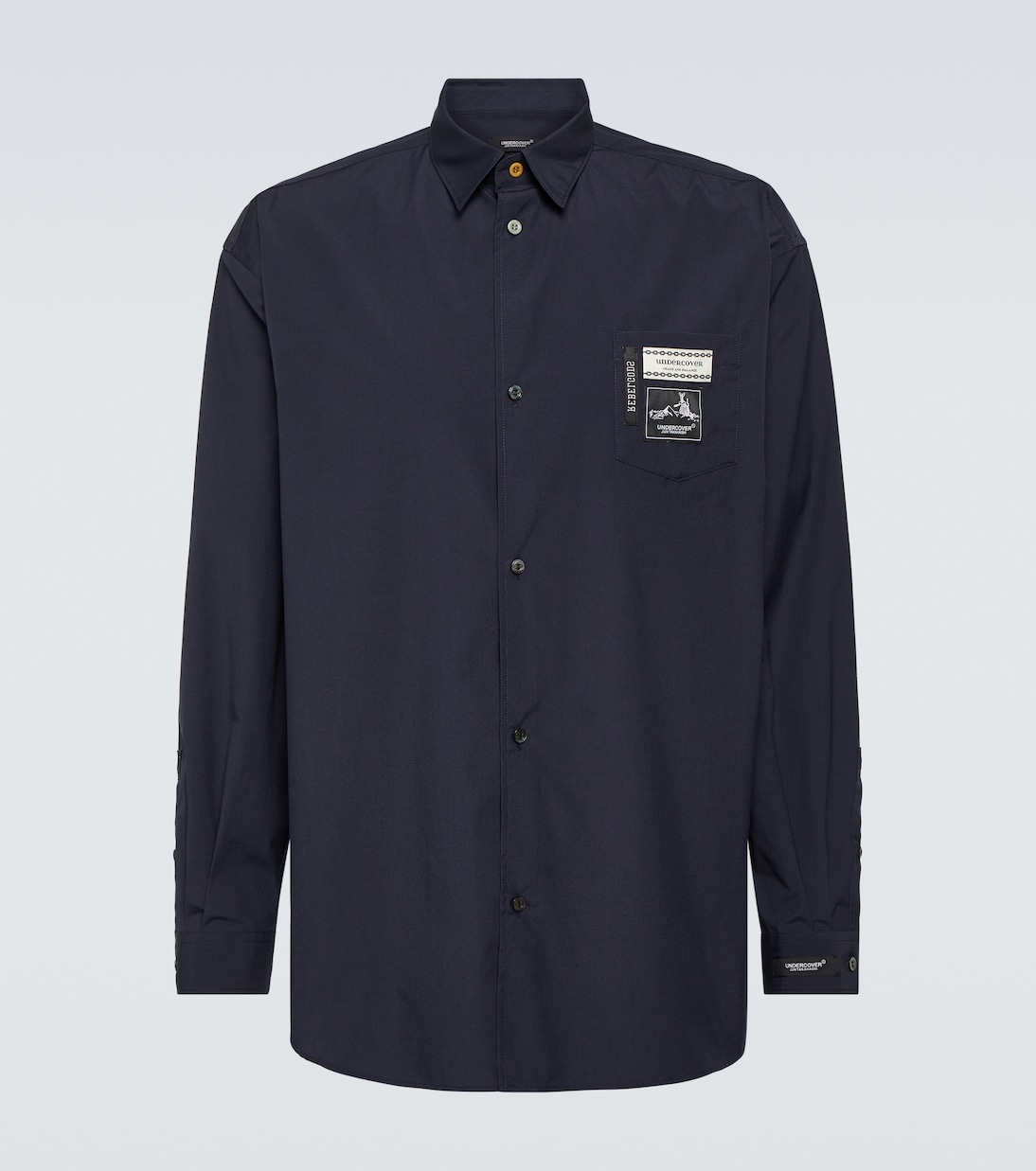 Camisa de mezcla de algodón con logo | Undercover