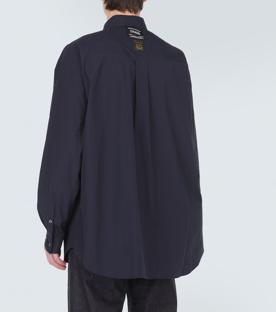 Camisa de mezcla de algodón con logo | Undercover