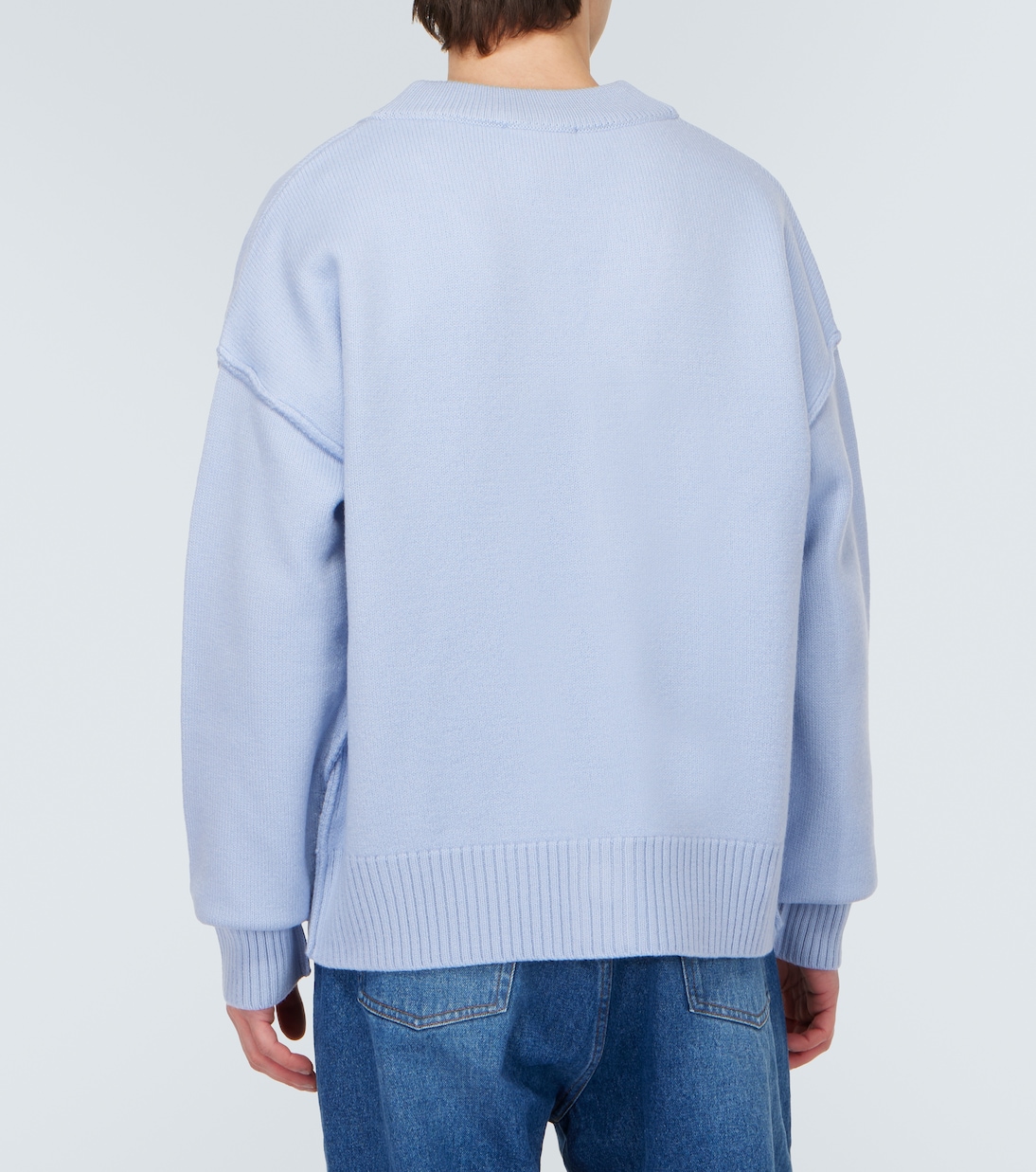 Cardigan Ami de Cœur in lana vergine | Ami Paris