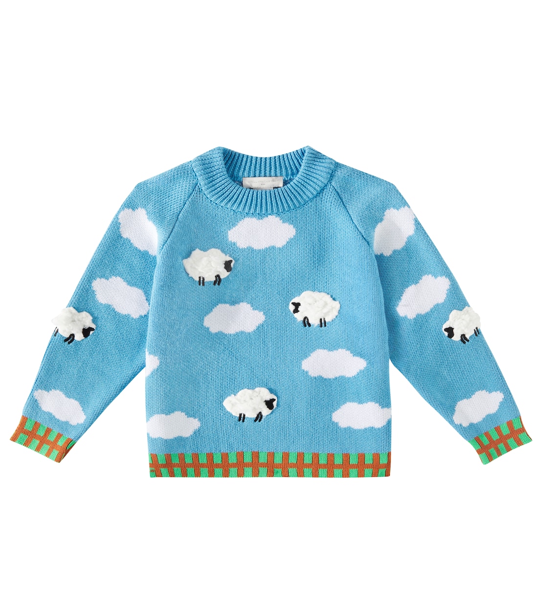Sheep cotton and wool sweater | Stella McCartney Kids