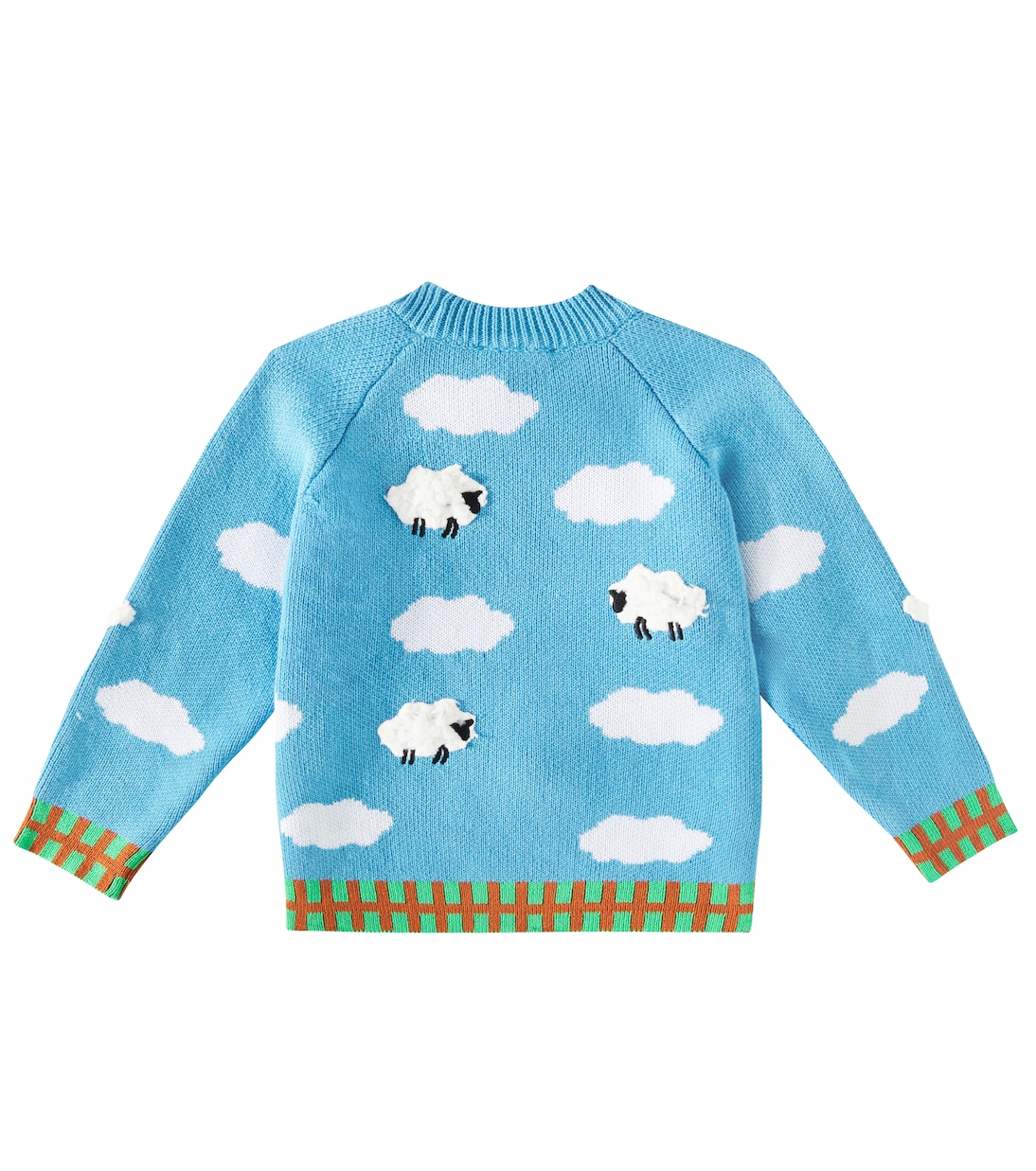 Sheep cotton and wool sweater | Stella McCartney Kids
