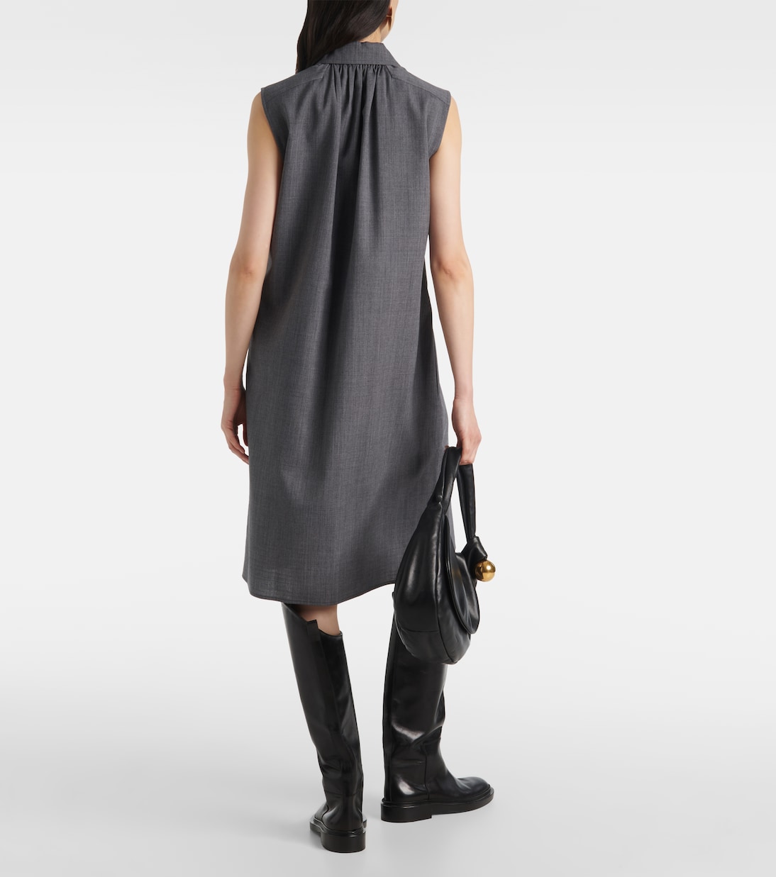Vestido corto de lana | Jil Sander