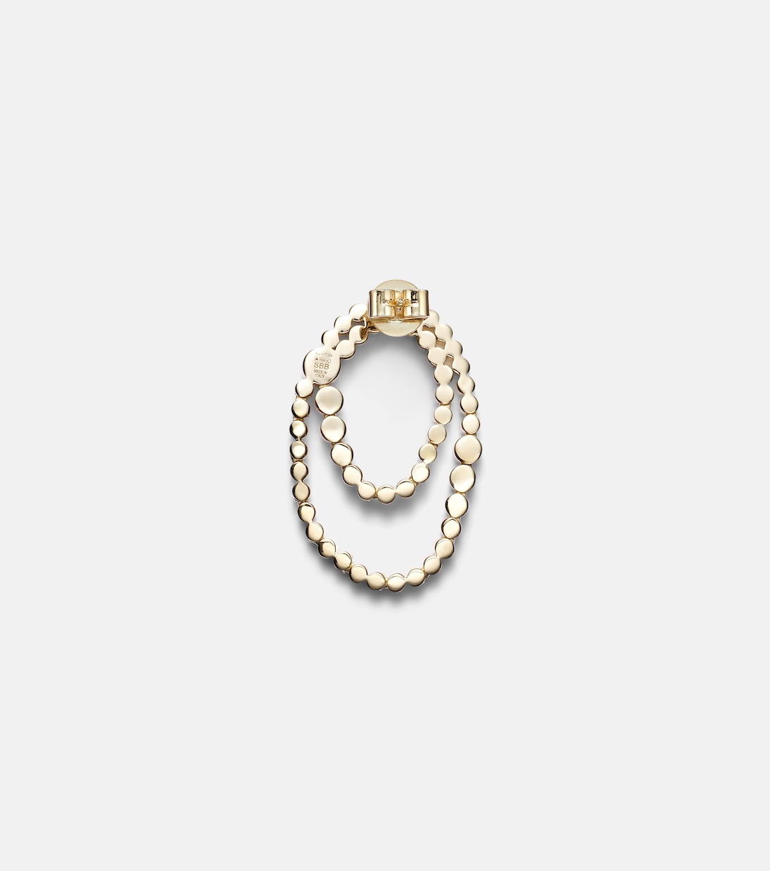 Embrassée de Diamant 18kt gold single earring with diamonds | Sophie Bille Brahe