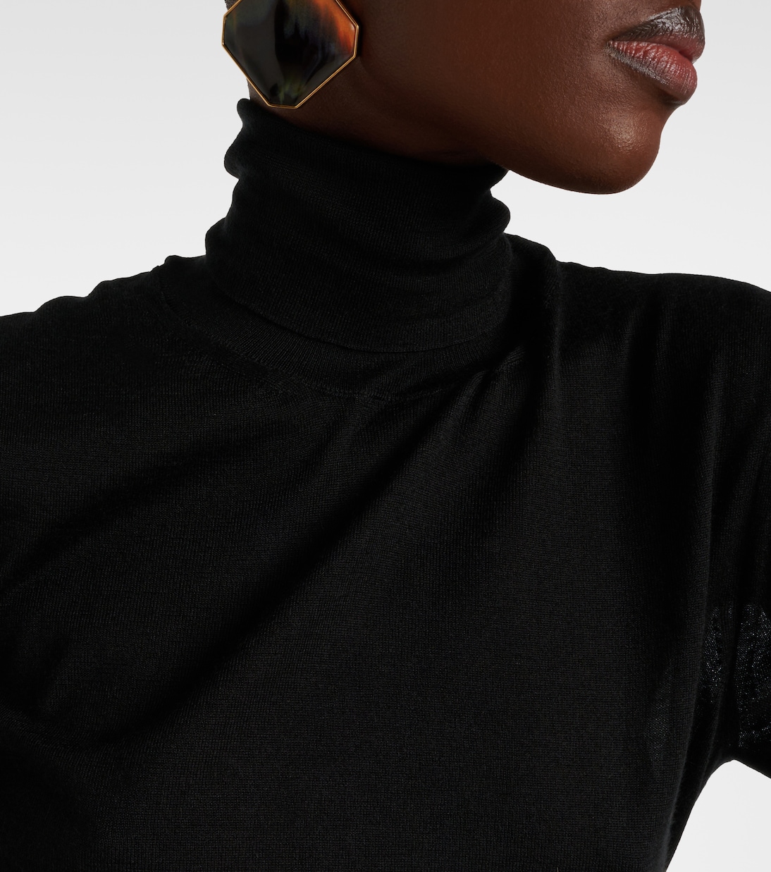 Cashmere and silk turtleneck top | Tom Ford