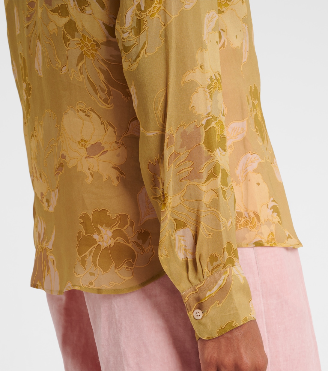 Printed sheer top | Dries Van Noten