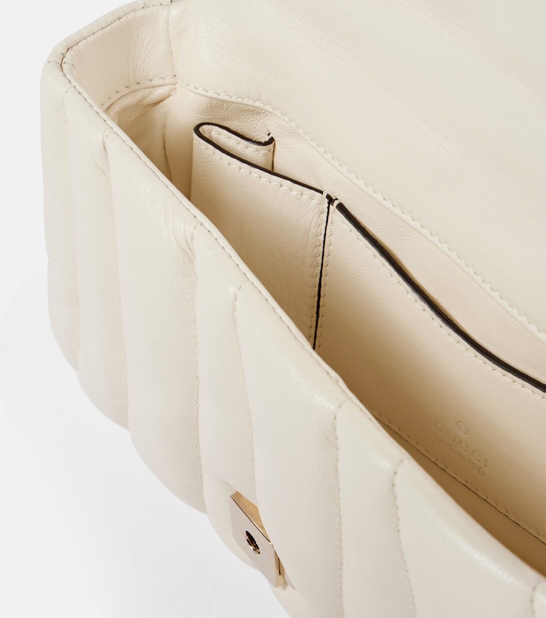 Tote GG Milano Mini aus Leder in WeiB Gucci Mytheresa