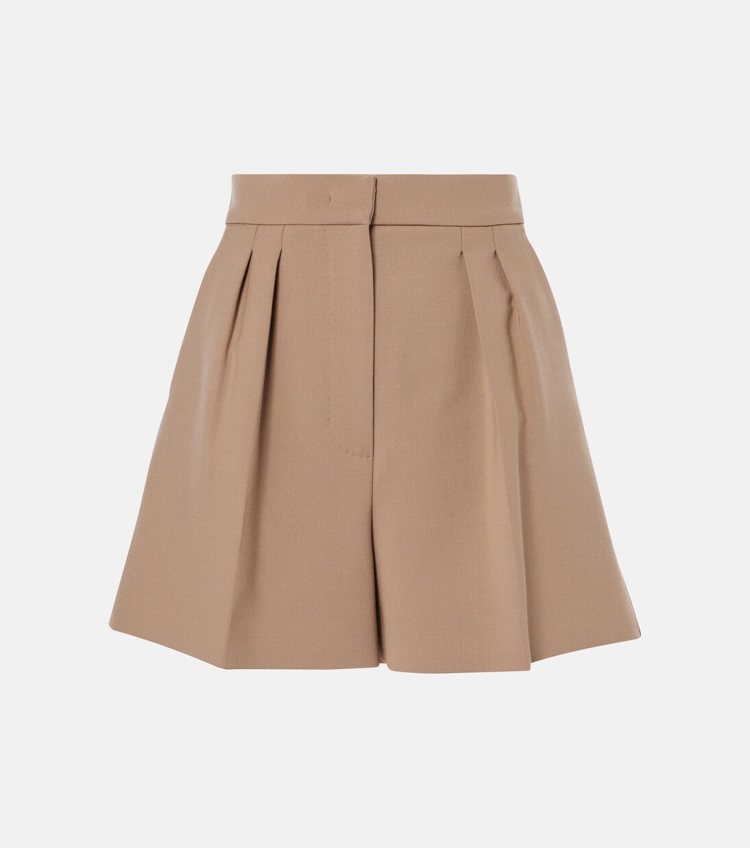 Shorts Giugno in misto lana a vita alta | Max Mara