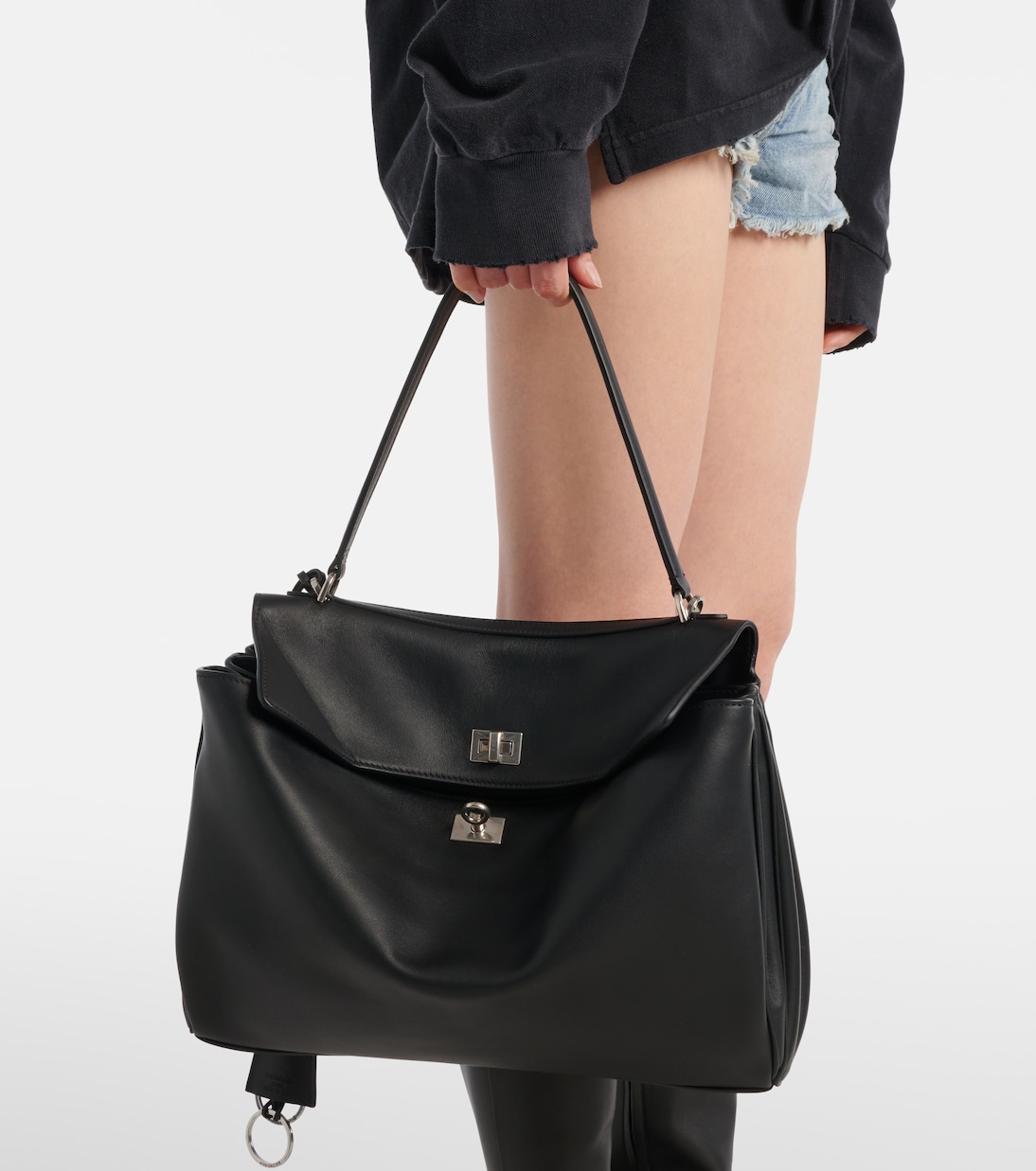 Bolso Rodeo Medium de piel | Balenciaga