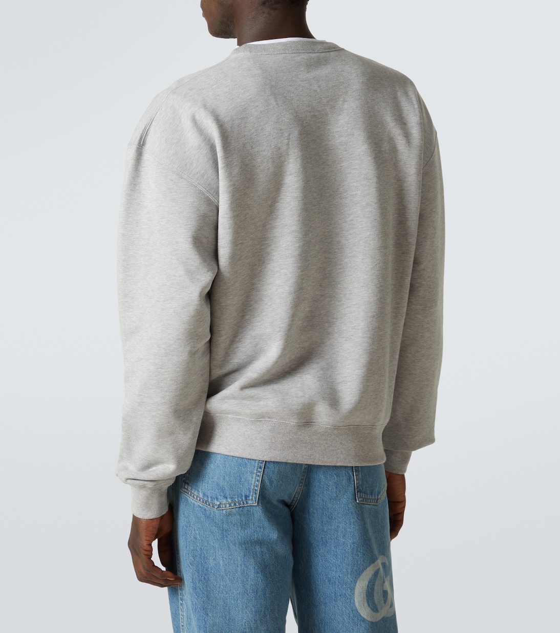 Felpa Gucci Web in jersey di cotone | Gucci