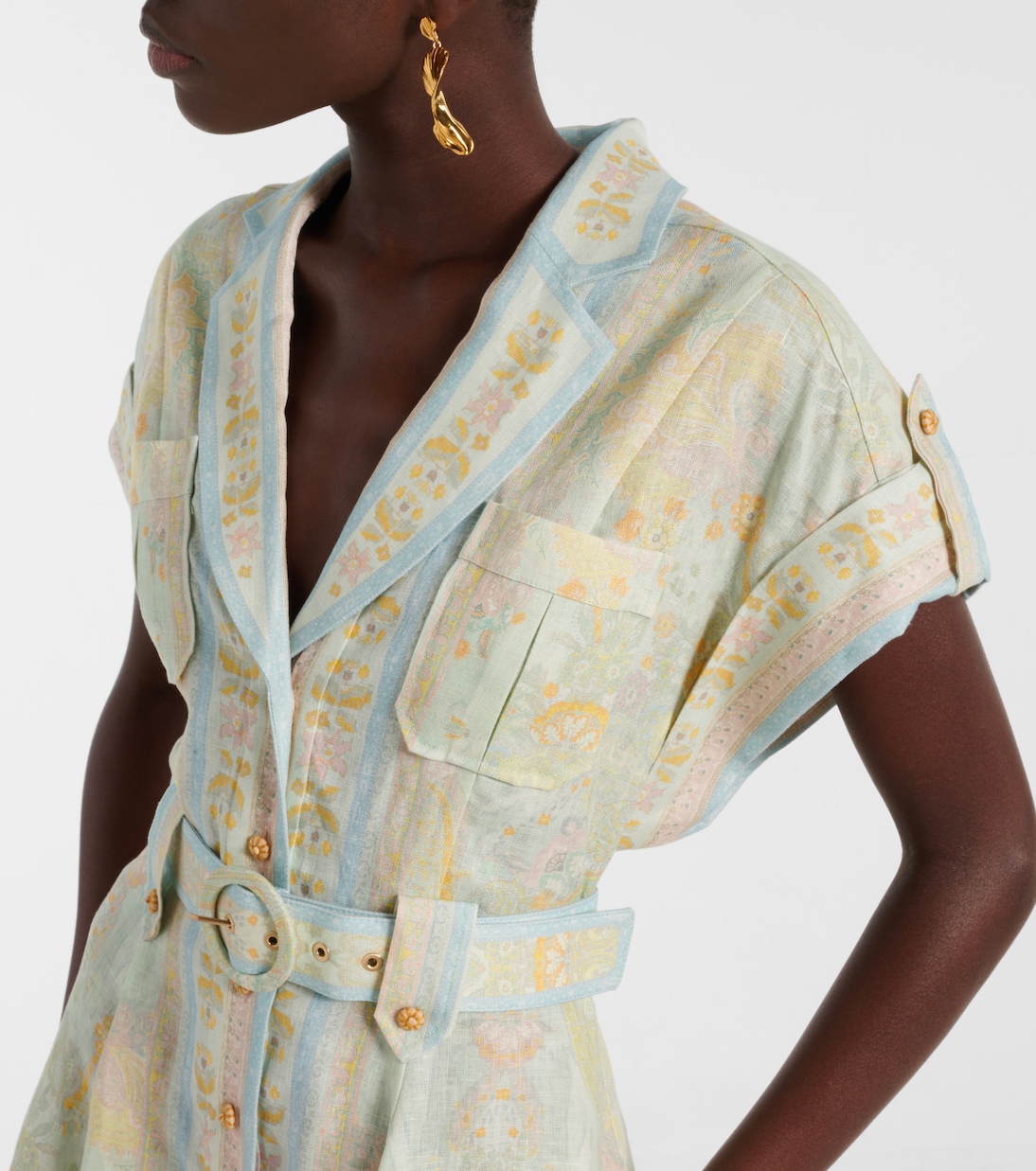 Robe chemise Acacia en lin | Zimmermann