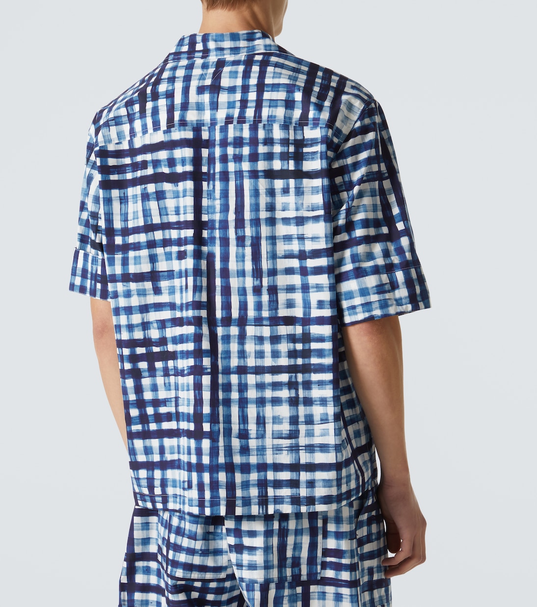 Camisa bowling de algodón a cuadros vichy | Bottega Veneta