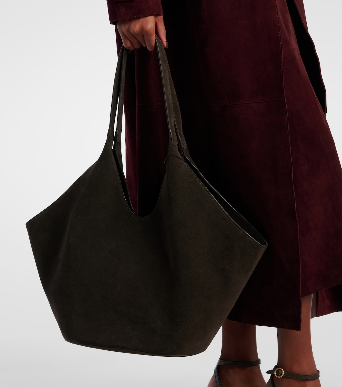 Borsa Phantom Large in suede | Aesther Ekme
