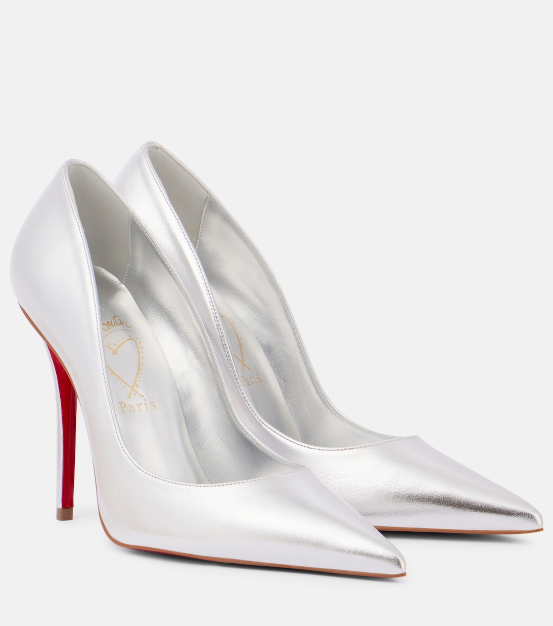 Pumps Miss Z 100 in pelle metallizzata | Christian Louboutin