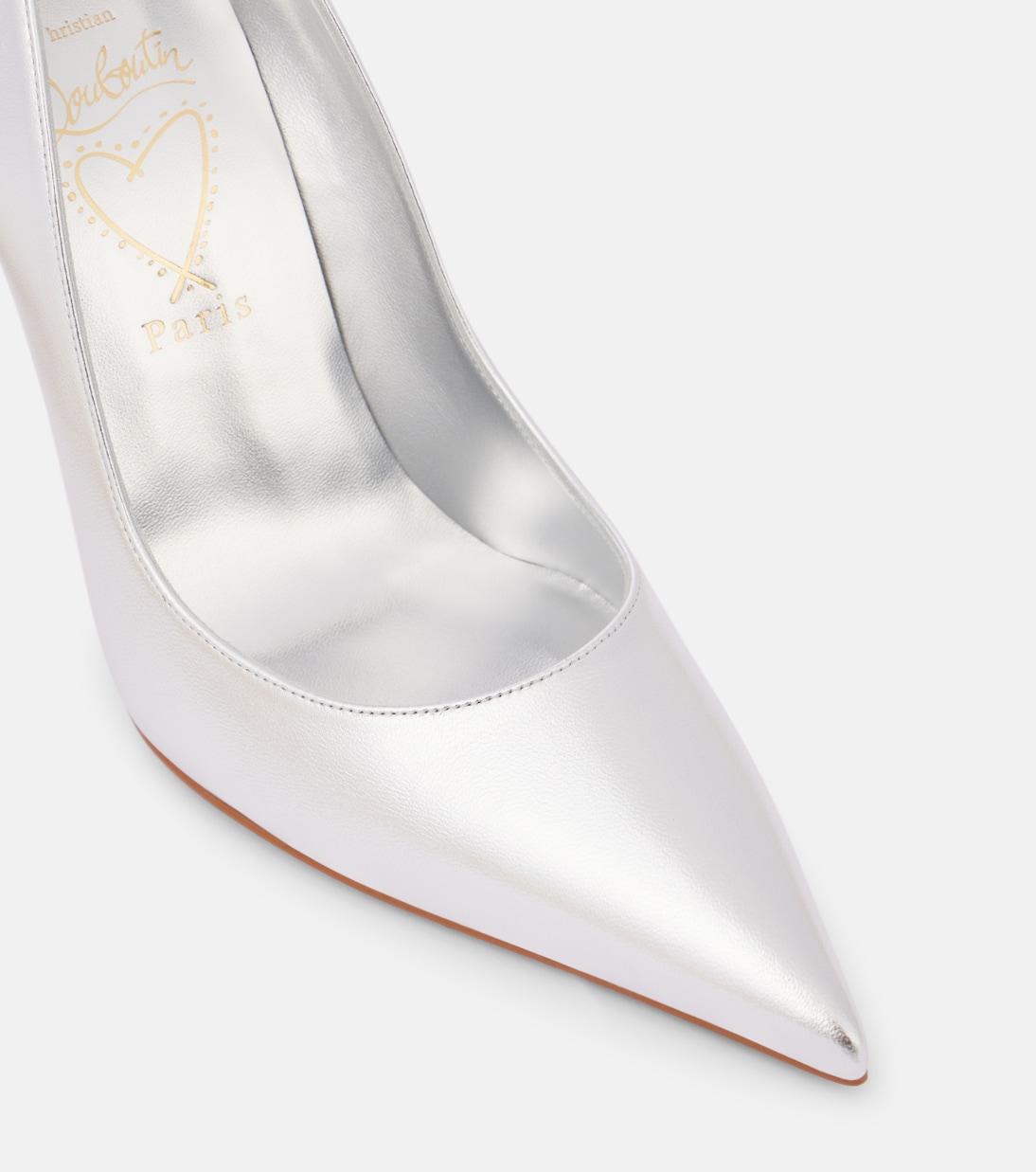 Pumps Miss Z 100 in pelle metallizzata | Christian Louboutin
