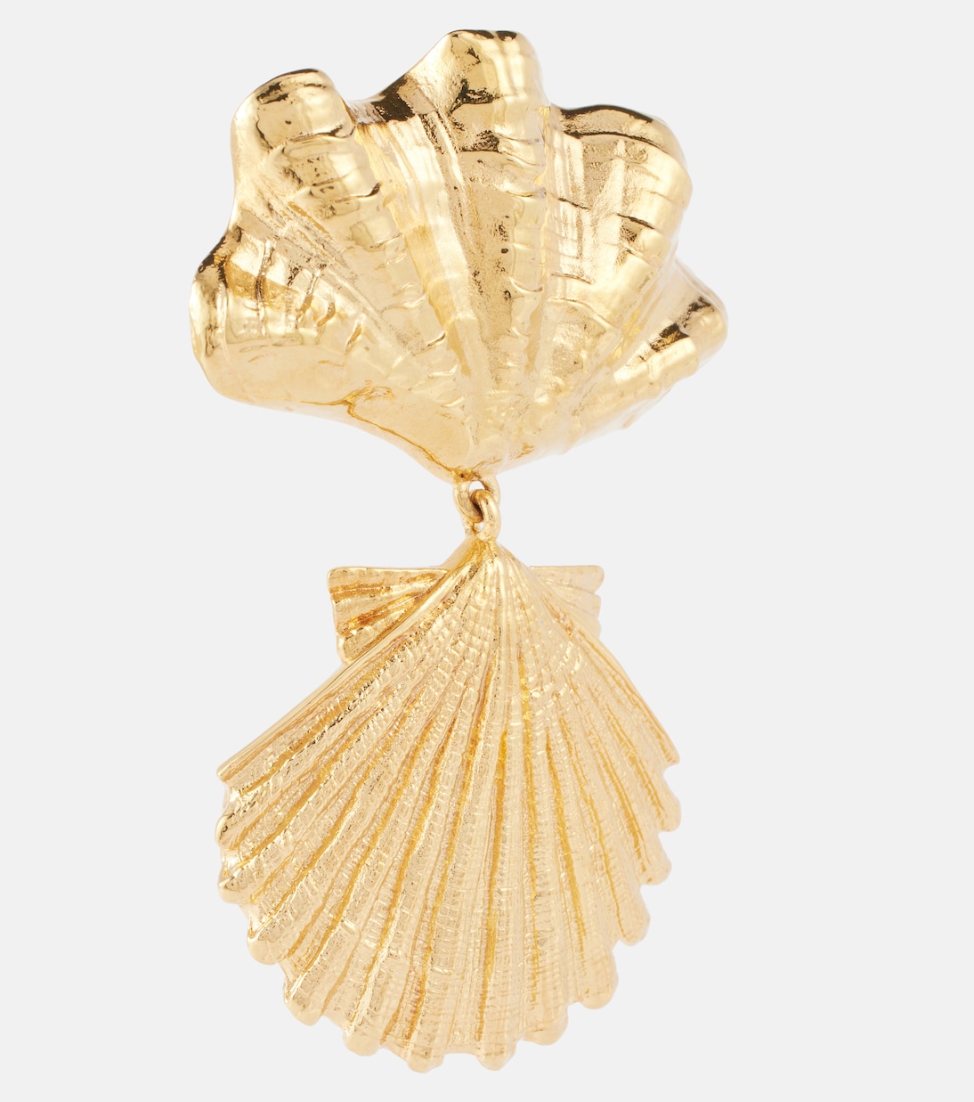Orecchini pendenti CHLOÉ con conchiglie e perle finte per uno stile giovane e fresco