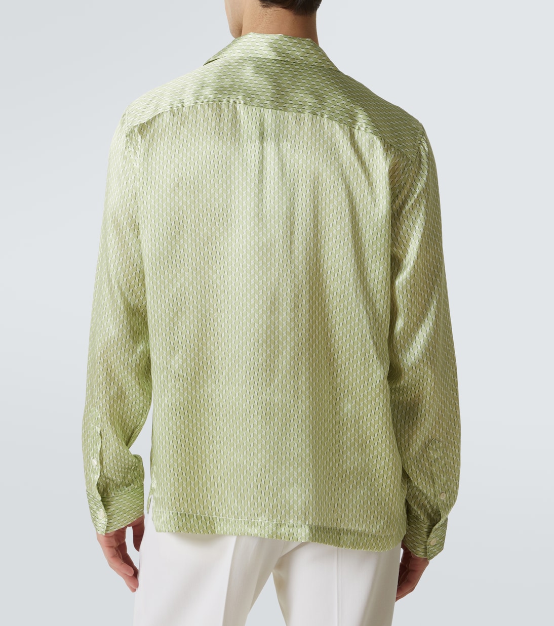 Camisa Safra de seda estampada | Frescobol Carioca