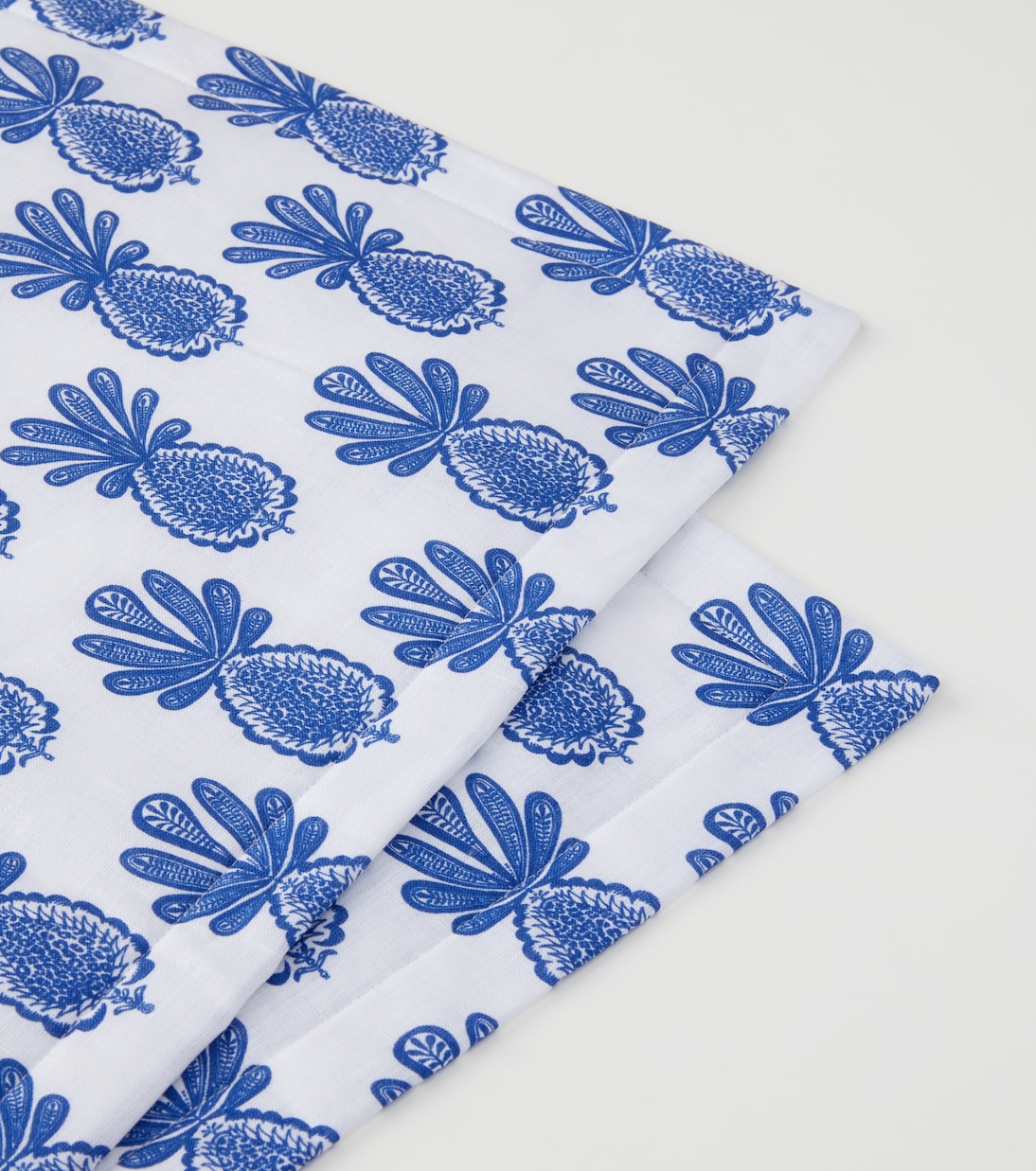 Pineapple Blu set of two tablemats | La DoubleJ